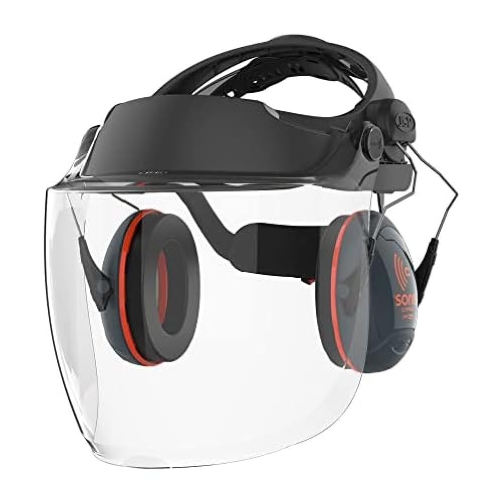 JSP Safety EVOGuard C2 Industrial Browguard System (ADB28A-100-400), Black