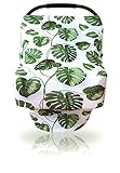 Leap Day Unisex Multi-use Stretchy Baby Car Seat Canopy, Nursing Cover, High Chair/Shopping Cart Cover, Exclusive 