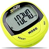 3DTriFit 3D Pedometer Activity Tracker | Best Pedometer for Walking with 7-Day Memory & Pause for Men & Women. Fitness Tracker Accurately Tracks Steps, Calories Burned, Distance & Speed (Lime)