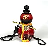 2026 New Gourd Water Bottle, 28 oz large capacity, made of Tritan. Comes with strap, waist rope, cup brush, charm, and DIY stickers. Reusable, leak proof screw top design