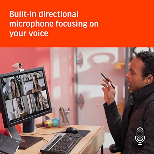 Poly Studio P5 Professional Webcam (Plantronics) - 1080p HD Laptop Camera for Video Conference & Distance Learning - Monitor & Tripod Mount - Privacy Shutter-Works w/Teams (Certified),Zoom(Certified) - Image 4