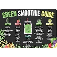 Mind Your Magnets Green Smoothie Magnet - Healthy Eating Smoothie Recipes Cheat Sheet