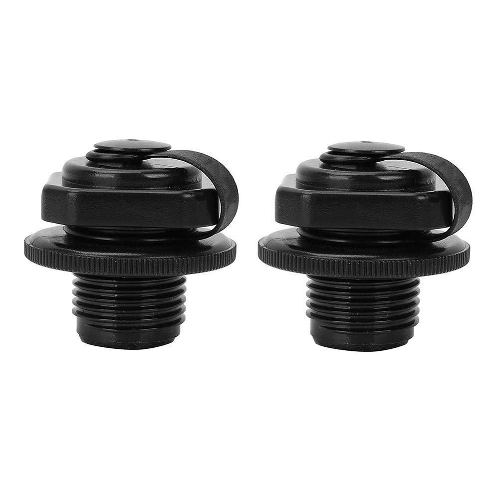 AimdonR 2 Pieces Air Valves Inflatable Kayak Screw Air Valves Spiral Air Caps for Raft Canoe Air Mattress PVC Boat