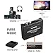 Musou HDMI Audio Extractor V1.4,HDMI to HDMI + Optical Toslink(SPDIF) + RCA(L/R) Stereo Analog Outputs Video Audio Splitter Converter Support 4K,Black