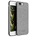 iPhone 8 Plus Case, iPhone 7 Plus Case PU Leather Fabric Pattern Phone Cover Magnet Absorbent Function Hard Back Case With In-Car Magnet Holder ( DO NOT Support Wireless Charging) - 5.5 Inch, Grey