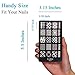 Ejiubas Stamping Plates Nail Art Plates Floral Image Plates Nail Art Stamping Manicure Tools Double-sided 2 Pieces