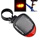 Bicycle Red 2 LED Super Bright Solar Power Energy Bike Rear Lamp Tail Light