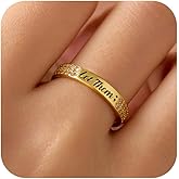 925 Sterling Silver Let Them Ring for Women Men Friendship Rings Self Worth Motivation Inspirational Rings Self Love Ring for Her Pavé CZ Band Jewelry Encouragement Christmas Gifts for Sister Friend