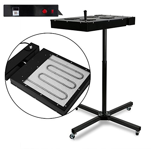 Mophorn Flash Dryer 16 x 16 Inch Flash Dryer for Screen Printing 1700W Adjustable Stand T-Shirt Curing Screen Printing Flash Dryer with Temperature Display(16x16 Inch with Temperature Display)