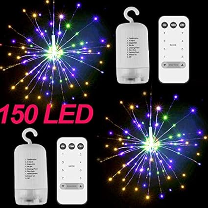 Lighting Ceiling Fans Multi Color Led String Light 2 Pack