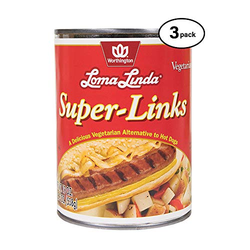 Loma Linda - Plant-Based - Super Links (19 oz.) (Pack of 3) - Kosher