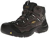 KEEN Utility Men's Braddock Mid Steel Toe Boot,Gargoyle/Forest,12 D US