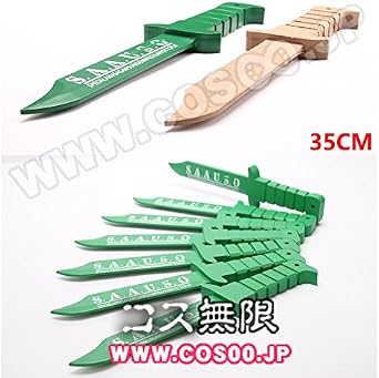 Amazon Manyan 暗殺教室風 潮田渚 対殺せんせー用 木製武器 アサルトナイフ風 コスプレ道具 コスプレ 仮装 通販
