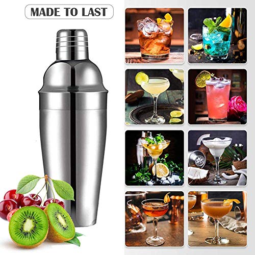 JBNJV Cocktail-Shaker-Set mit stilvollem Ständer für zu Hause, 7-teiliges Bar-Tools-Set, professionelles Barkeeper-Kit… – Bild 6