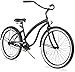 Firmstrong Bella Fashionista Women's Beach Cruiser Bicycle, Single Speed Bicycle, 26 Inch Wheels, Matte Black with Black Rims