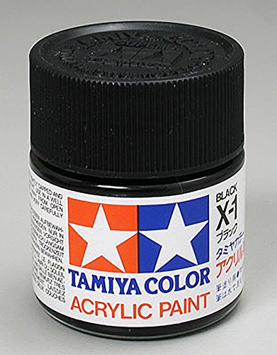 Tamiya Acrylic X1 Gloss,Black TAM81001