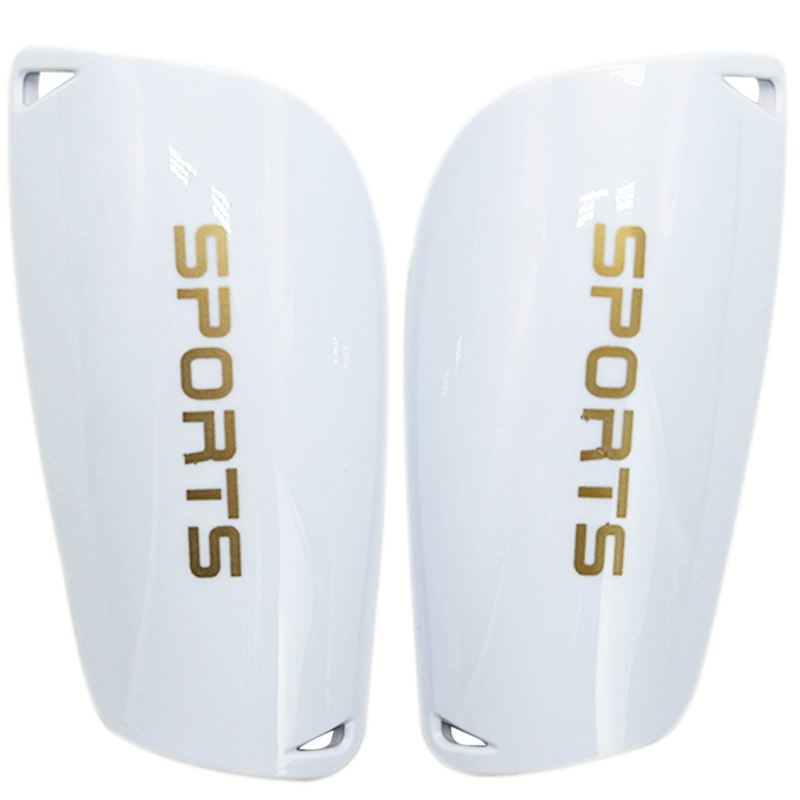 Football Shin Guards, Shin Guards Pads, Youth Boys Girls Shin Pad Sleeves for Football Games, EVA Cushon Protection Reduce hit & Injuries(White)