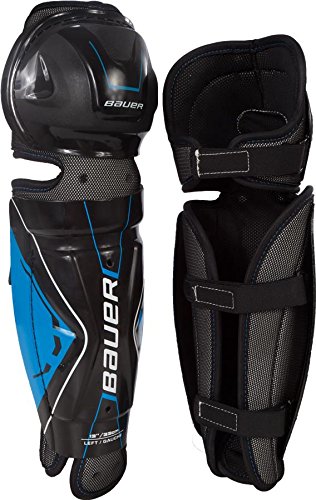 Bauer Junior Performance Street Hockey Shin Guard (Pair), Black, 10-Inch