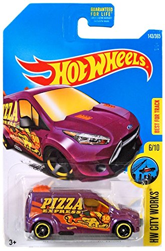 Hot Wheels Pizza Express Ford Transit Connect 2017