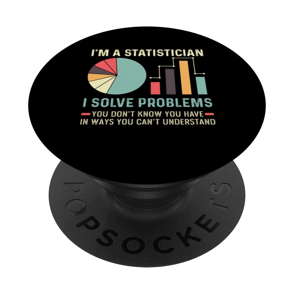 I Solve Problems Math Teacher PopSockets Swappable PopGrip