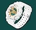Boys Waterproof Watch with Alarm Chronograph Electronic Outdoor Sport Wrist Watch White+Gold