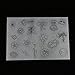 Walfront Heat Shrink Plastic Sheet Kit Shrinkable Film with Pattern for Crafts Key Chains Handmade Craft Tool(Girl's)