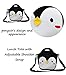 MOT Global Penguin Insulated Neoprene Lunch Tote Bag + Adjustable Shoulder Strap