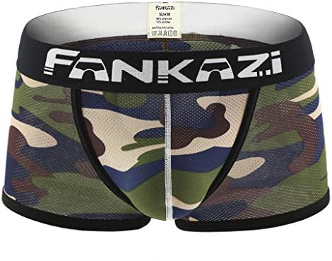 Men Underwear,Men Low-Waisted Hollowing Out Motion Pants Boxer Comfortable Underpants
