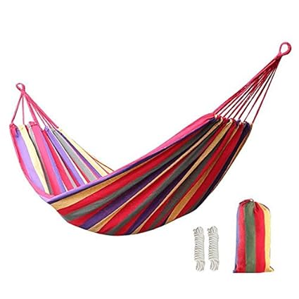 Image result for 2 Person Assorted Color Portable Parachute Nylon Fabric Hammock
