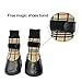 abcGoodefg Pet Dog Puppy Socks Shoes Boots, Outdoor, Waterproof, Nonslip, Rubber Sole with Strips, Comfortable Design, M (#3, Plaid)