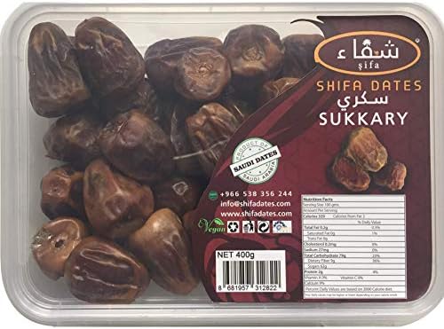 Shifa Dates 400g Fresh Saudia Arabia Dates (Sukkary)