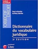 Dictionnaire du vocabulaire juridique (ancienne édition) by