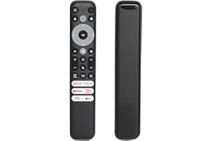 RONGYANIM for TCL Google TV Remote Control, Equipped with six Shortcut Keys. The RC813 Voice Remote Control is Compatible with TCL 4k QLED/UHD/QD-Mini LED Series Smart TVS (not Applicable to Fire&Roku TVS)
