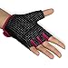 dopobo Workout Gloves, Weight Lifting Gloves: Women Half Finger Gym Glove for Weightlifting, Pull Up, Dumbbell, Powerlifting, Fitness Exercise, Climbing, Cycling