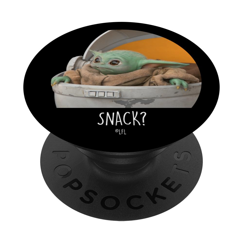 PopSockets Star Wars The Mandalorian The Child Snack Time PopSockets PopGrip: Swappable Grip for Phones & Tablets