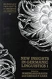 New Insights in Germanic Linguistics I, , 082043888X