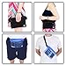 WisVertor Waterproof Pouch Bag Case with Waist Strap for Beach, Swimming, Boating, Kayaking, Fishing, Hiking, Camping - Protect for iPhone, Cell Phone, Camera, Cash, MP3, Passport, From Water (BLUE)