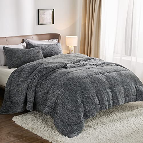 Bedsure King Size Comforter Set Warm King Comforter, 3 Pieces All