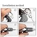 Qikour Bicycle brake handle Full Aluminum Alloy Brake Handle Mountain Road 3-Finger Version Bike Brake Lever