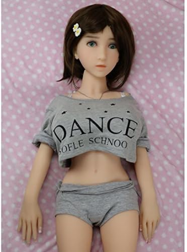 Athemis 100cm Sexy Doll Outfit Love Dolls Set Grey Shorts and short Sleeved and Striped Bra Sexy Products Lovely and Ol Style