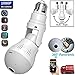Light Bulb IP Camera 1080P HD Wi-Fi Panoramic Micro Camera 360 Fish-Eye Home Security Camera with Dual Night Vision Motion Detection for Home Security Outdoor Surveillance Cam