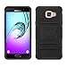 A3 2016 Case, LK [Heavy Duty] Black Armor Holster Defender Full Body Protective Hybrid Case Cover with Belt Swivel Clip for Samsung Galaxy A3 2016