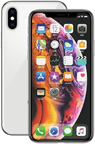 Dummy Display Phone for Phone XS Clone 5.8 inch Non-Working Replica Phone Model (Silver - Color Screen)