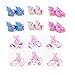 54Pack Rainbow Unicorn Party Supplies,Perfect Unicorn Gifts-Unicorn Necklace Novelty Unicorn Keychain Bulk Unicorn Bracelet Kit Kids Ring Unicorn Hairpin, Unicorn Party Favors for Kids Girls Birthday
