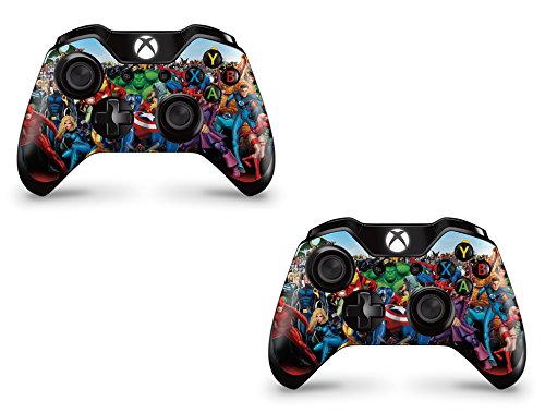 giZmoZ n gadgetZ Xbox One Console Marvel Skin Decal Vinal Sticker + 2 Xbox One Controller Skins & Kinect - Thumbnail 3