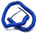 Telephone Cord Handset Curly - Phone Color Classic Blue 15ft - Works on virtually all Trimline Phones and Princess Telephones - Landline Telephone Accessory iSoHo Phones