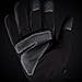 West Chester Men's Slip On Fleece Winter Glove, Textured Palm, Black/Gray, X-Large (96110/XL)