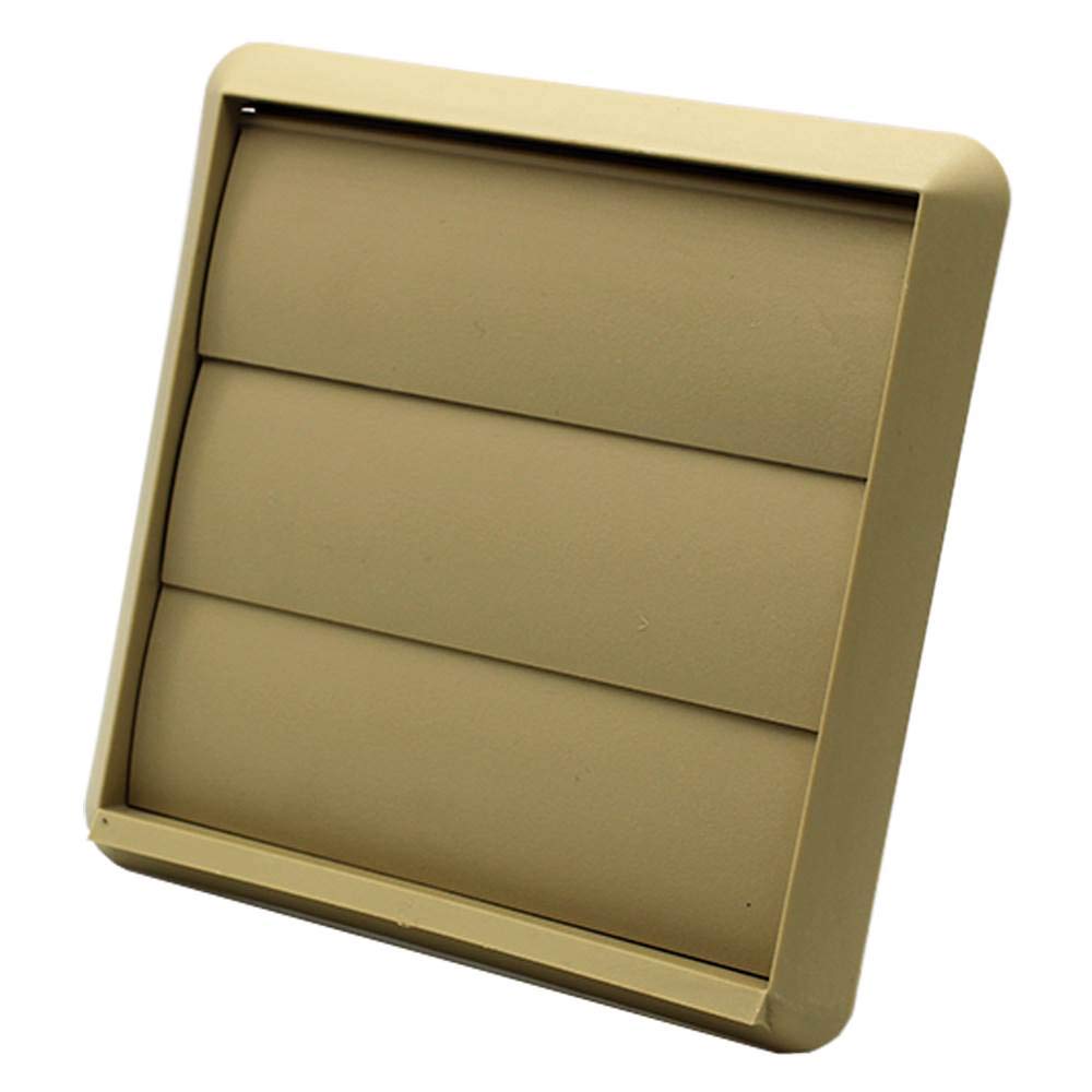 Kair Beige Gravity Grille with Rectangular 110x54mm Rear Spigot