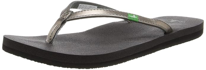 sanuk yoga joy metallic flip flop
