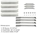DOZYANT Parts Kit Replacement Charbroil Gas Grill Burners, Stainless Steel Heat Plates and Crossover Tubes